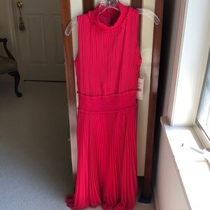 Nanette Lepore Pink Pleated dress